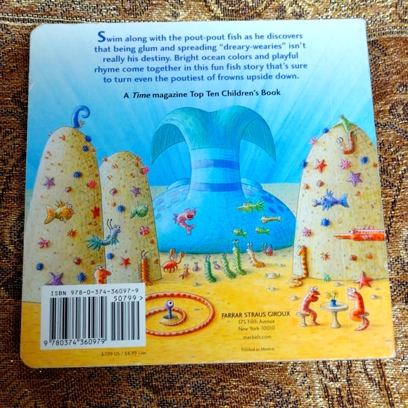 ⭐️ The Pout Pout Fish Board Book by Deborah Diesen Children's Book ⭐️ - Picture 2 of 2